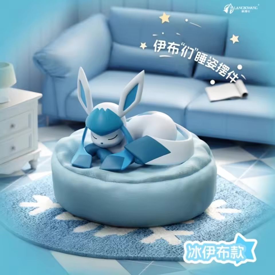 即納】イーブイたちの寝姿 フィギュア お昼寝 おやすみ ぬいぐるみ