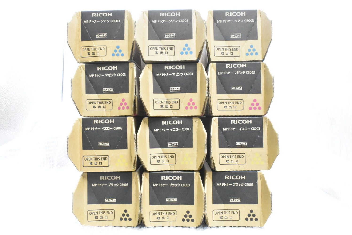 RICOHトナーC6003 12本セット リコー MP Pトナー C6003 30本セット②