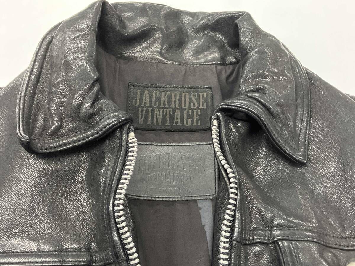 JACKROSE オンライン レザージャケット ジャックローズ 山羊革スカル