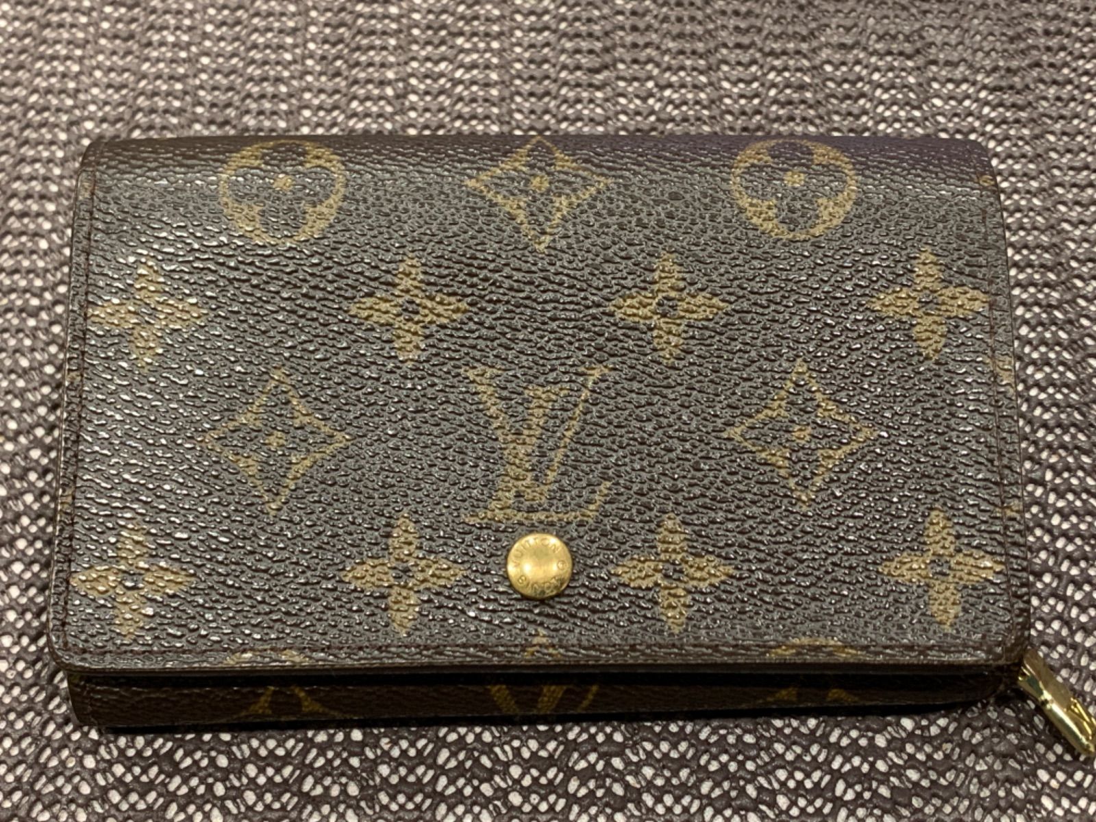 LOUIS VUITTON ルイヴィトン モノグラム ポルトモネ ビエトレゾール