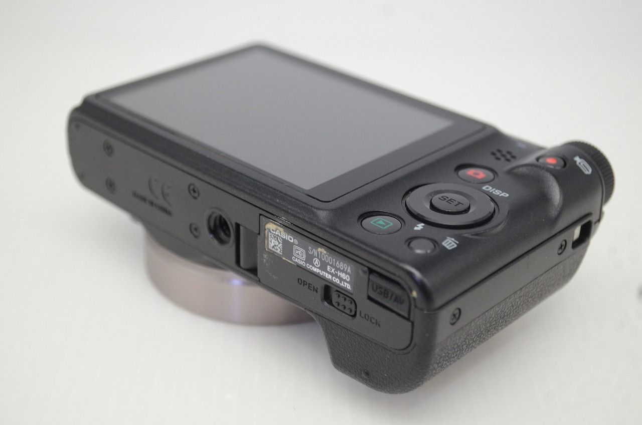 美品 CASIO カシオ EXILIM EX-H60 コンパクトデジタルカメラ ブラック