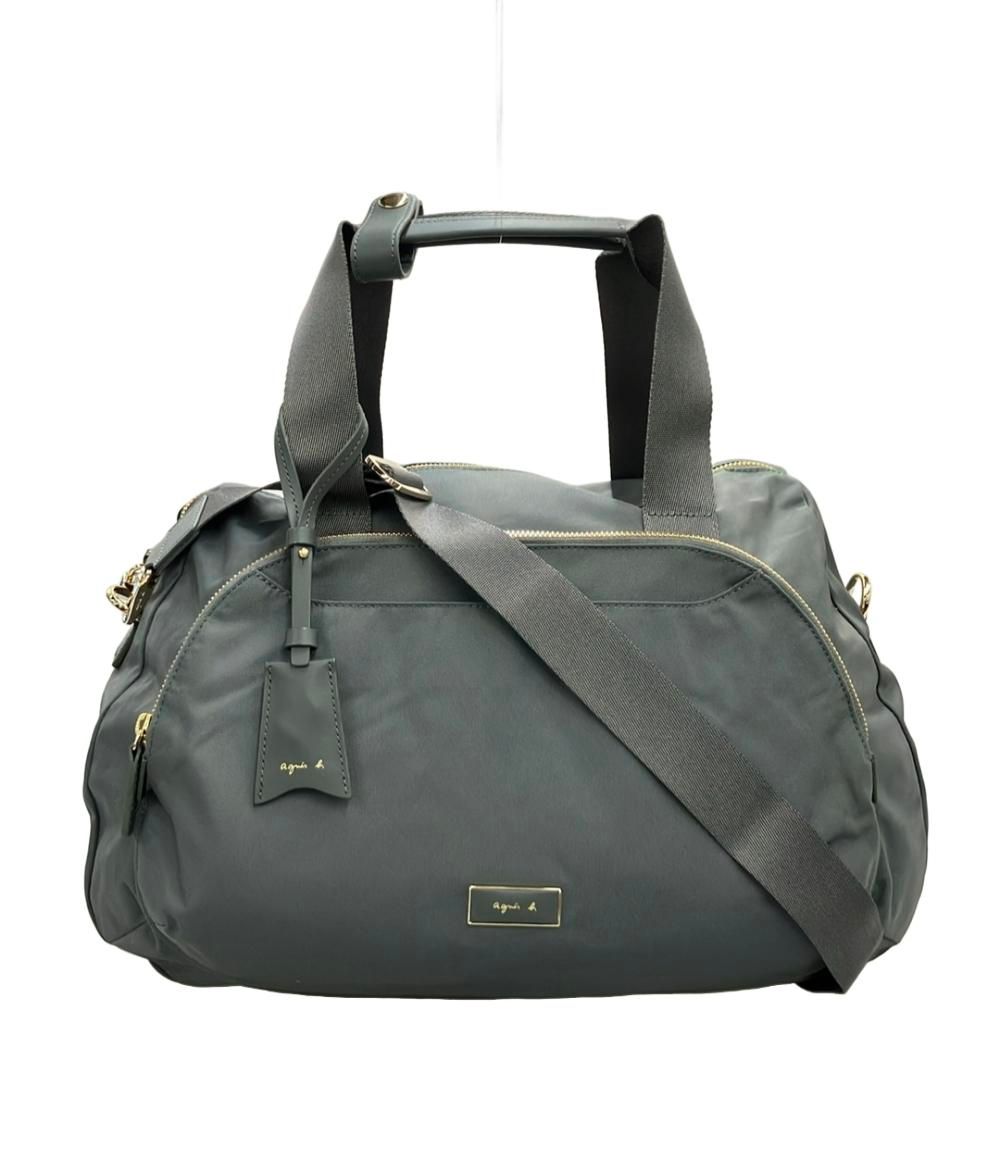 アニエスベー 注文 ボストンバッグ ショルダーバッグ 2WAY 斜め掛け