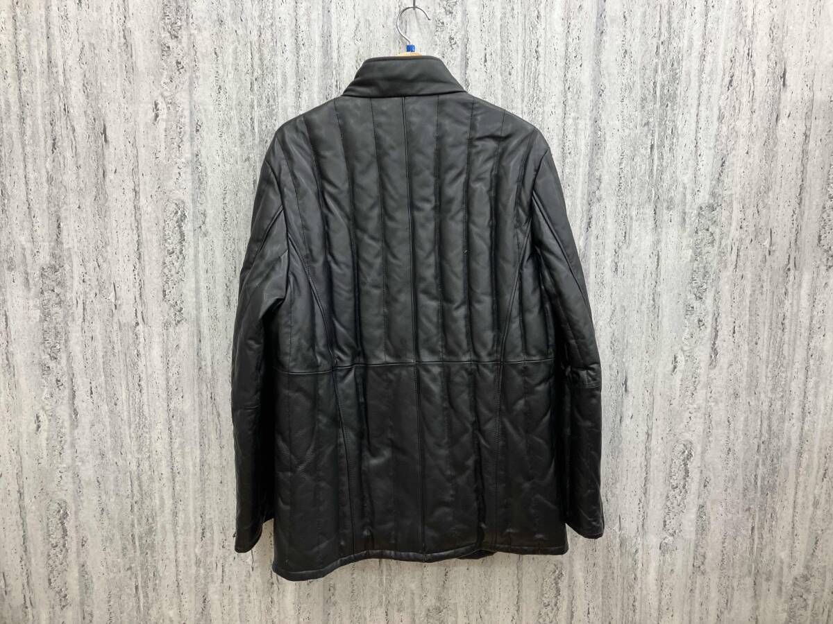 COMME CA DU MODE 小売 MEN コムサデモード レザー ダウンジャケット 羊革