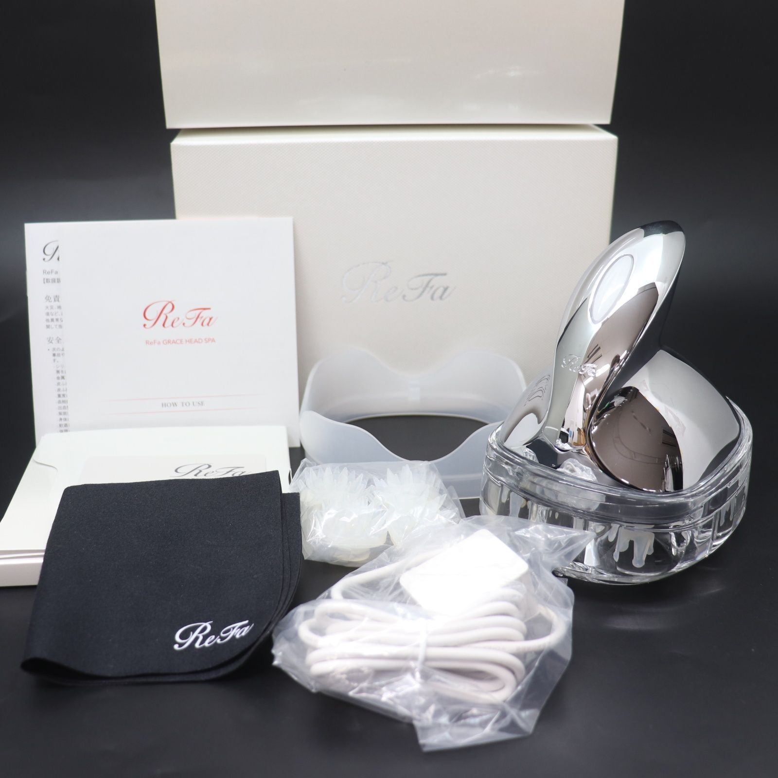 ジャンク品 リファグレイスヘッドスパ ReFa GRACE HEAD MTG 頭皮ケア