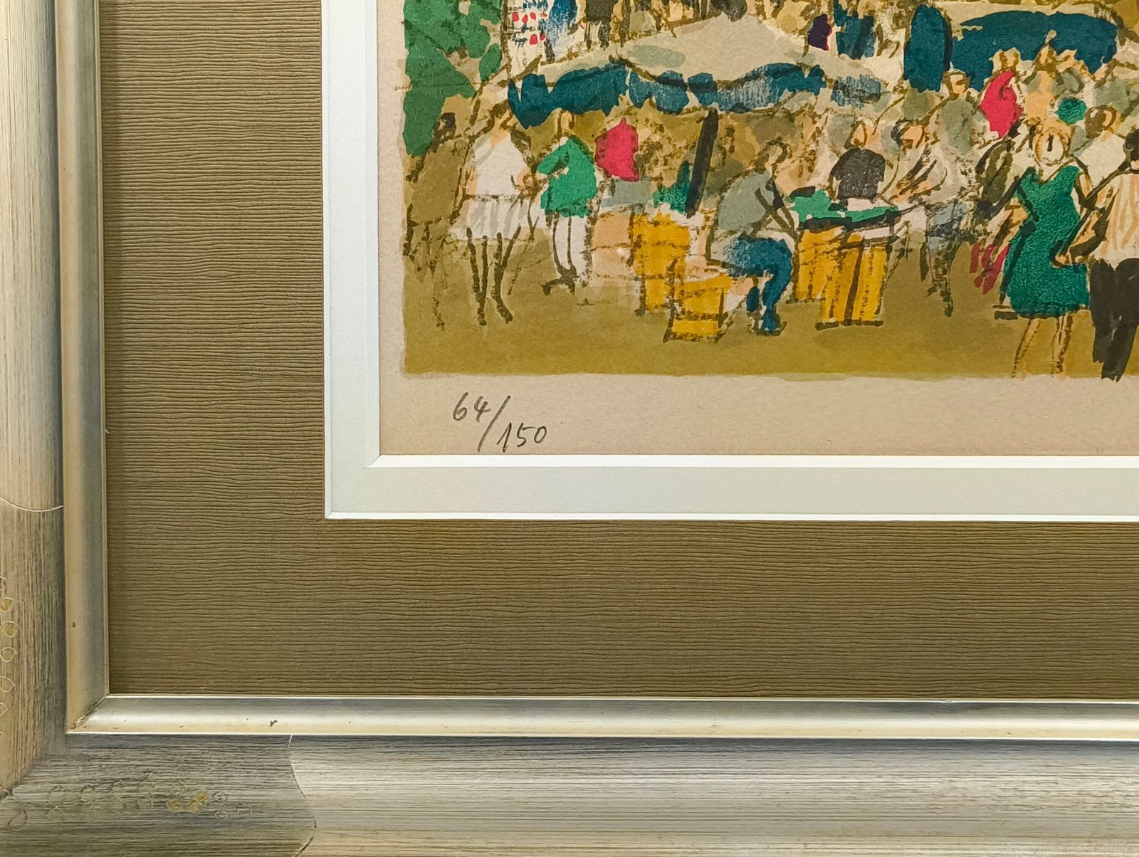 リトグラフ版画エスタンプ 児玉幸雄「サントノーレ通り」 エスタンプ