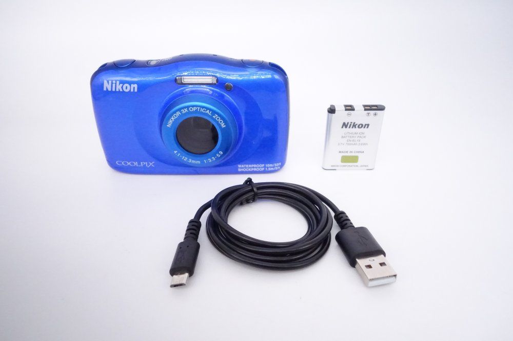 極上品】ニコン 卸売 Nikon デジタルカメラ COOLPIX W100 防水 W100BL