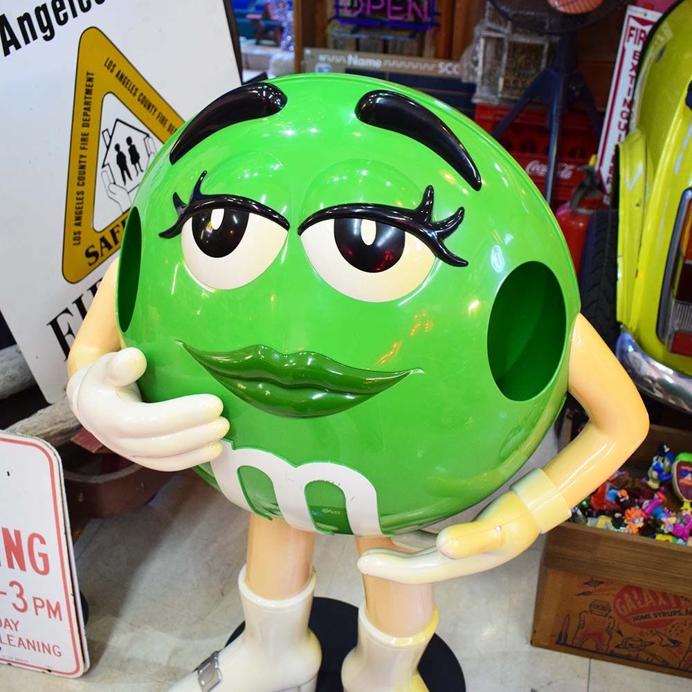 m&m's エムアンドエムズ M&Ms グリーン ストア ディスプレー m&m's