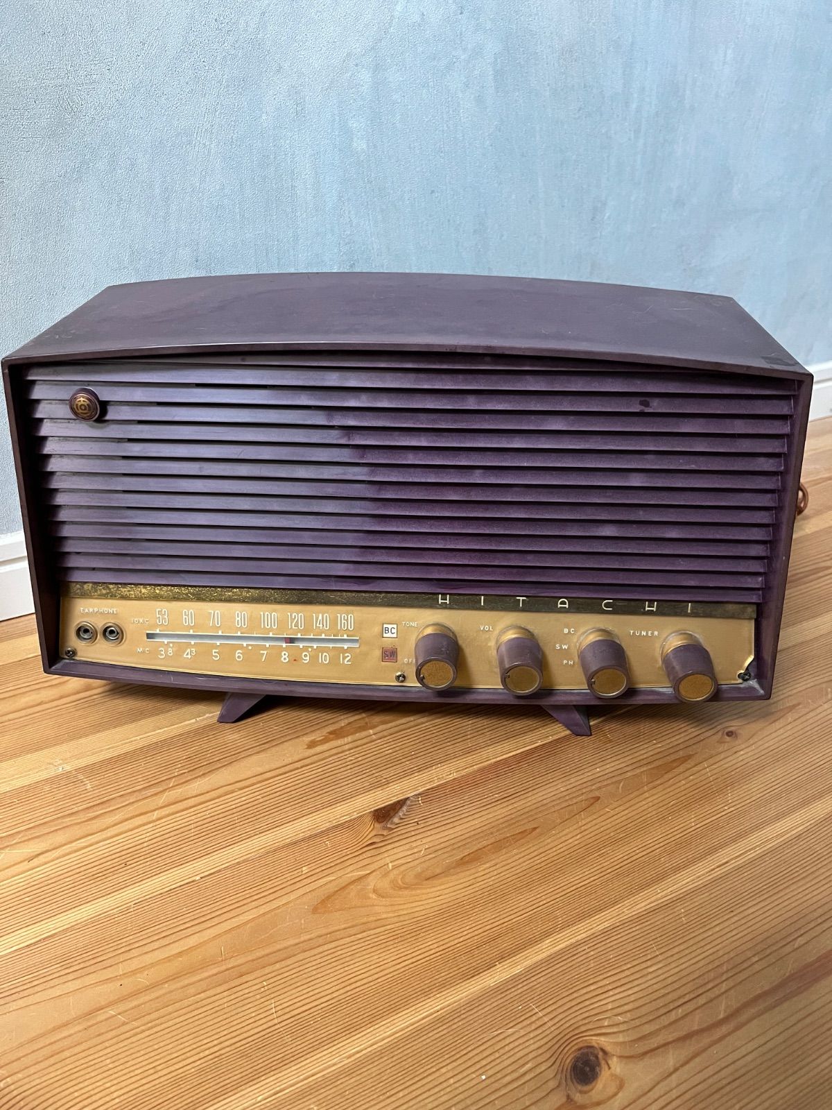 動作確認済み ショップ PJ-651D 日立真空管ラジオ アンティーク 昭和