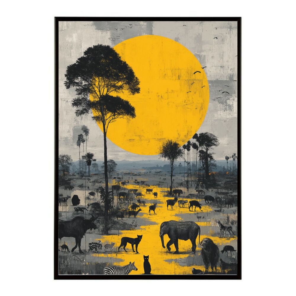 B1サイズ（約73x103cm）】【lm-poster-919】アフリカ サバンナ