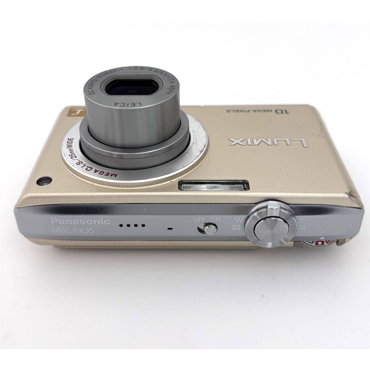 動作品 Panasonic DMC-FX35 ゴールド コンデジ パナソニック Panasonic