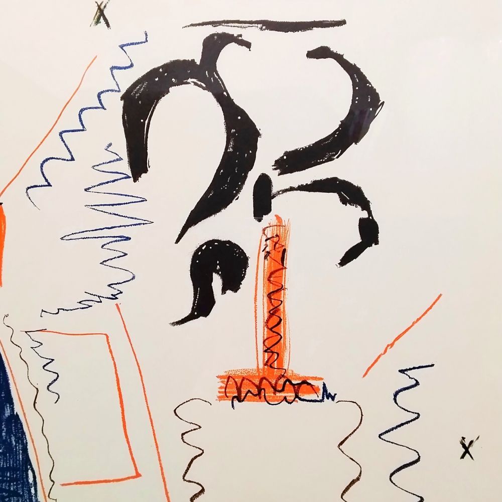 パブロ・ピカソ 顔 リトグラフ ムルロ工房 アンリ・デシャン 真作保証