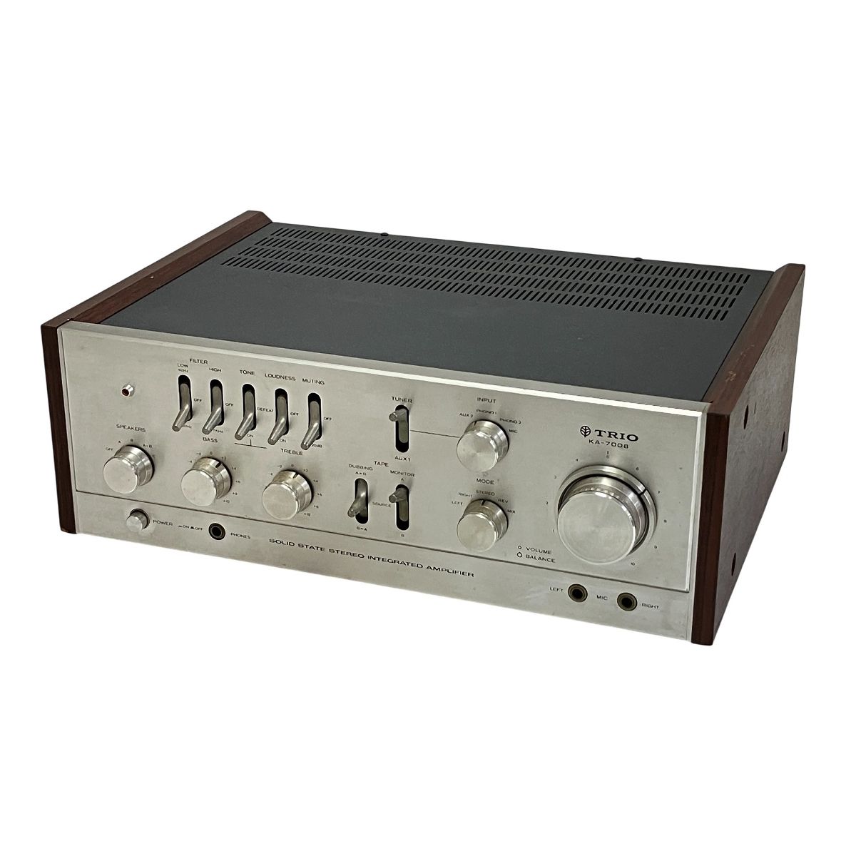 TRIO KA-7006 トリオ プリメインアンプ 通電確認 元箱付き 現状品 TRIO