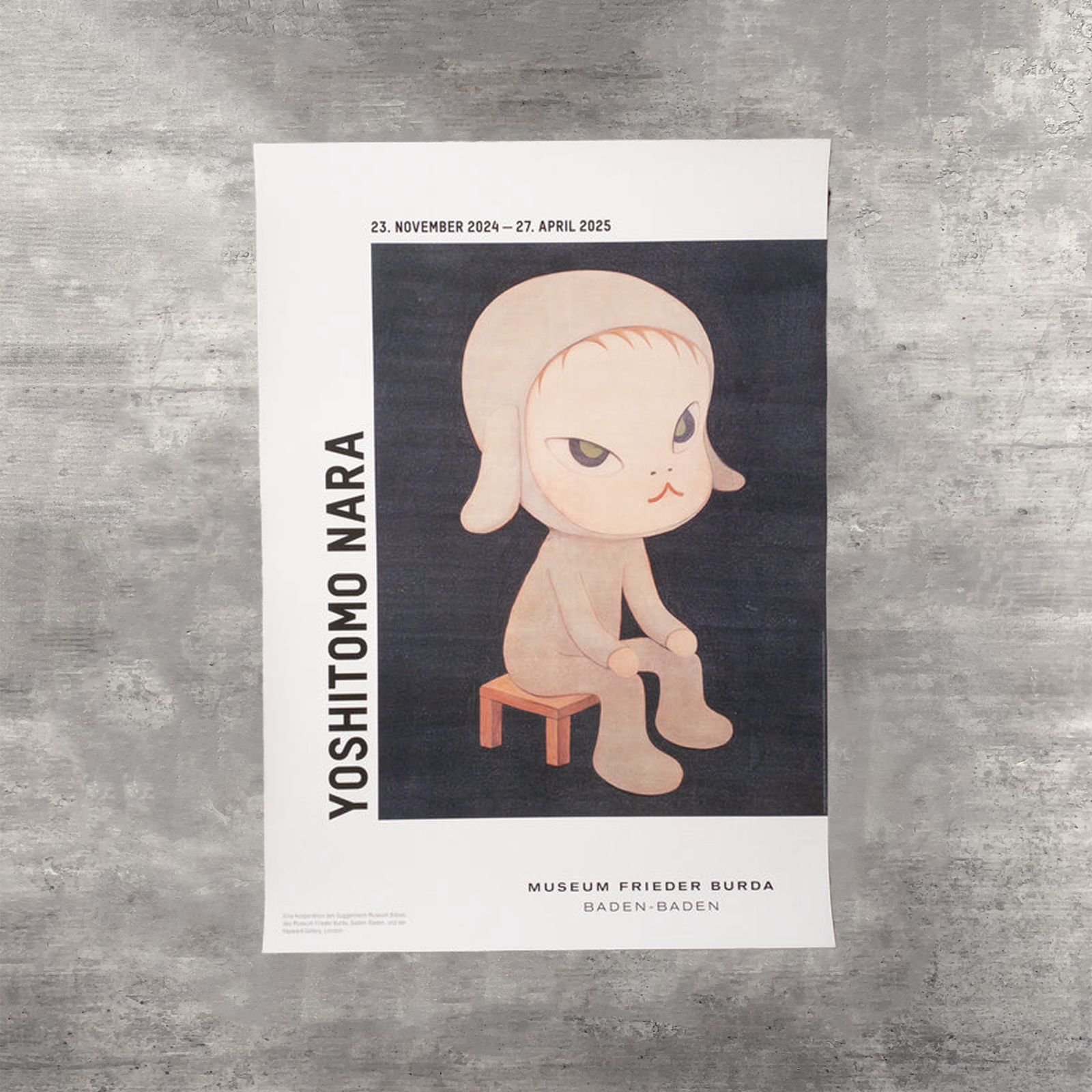 公式エキシビションポスター｜奈良美智｜Sleepless Night (Sitting