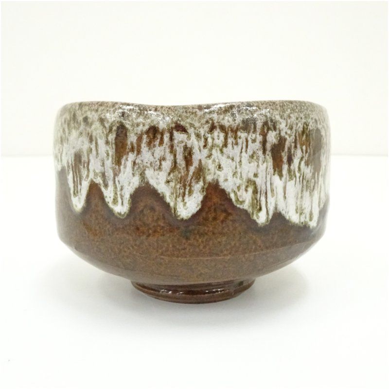 神懸焼 谷元秋光造 茶碗（箱付） 茶道 抹茶 おしゃれ 抹茶茶碗 抹茶碗