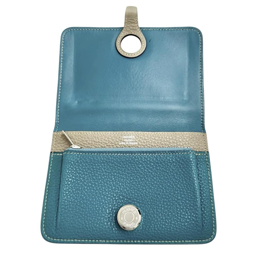 美品】エルメス トリヨンクレマンス エトゥープ ドゴンコンパクト 768