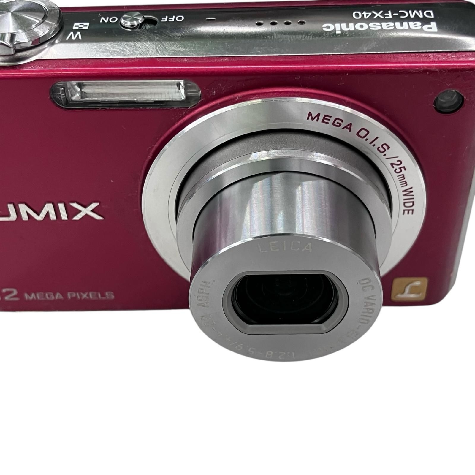 Panasonic LUMIX DMC-FX40 ピンク 動作確認済み Amazon.co.jp