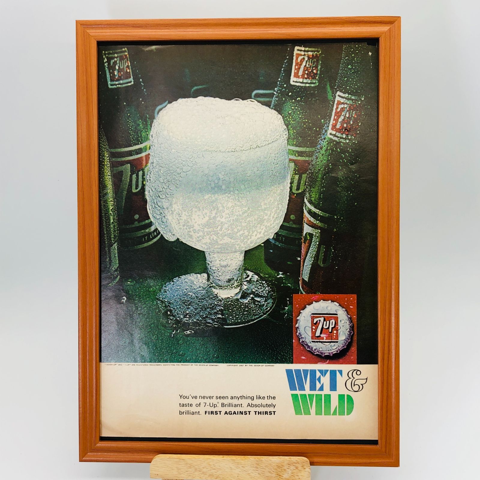 ビンテージ 広告 ポスター 『 セブンアップ (7UP) 』 1960's ※当時物