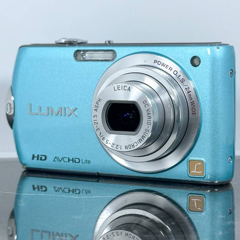 新品同様】Panasonic LUMIX DMC-FX70 コンデジ ブルー パナソニック