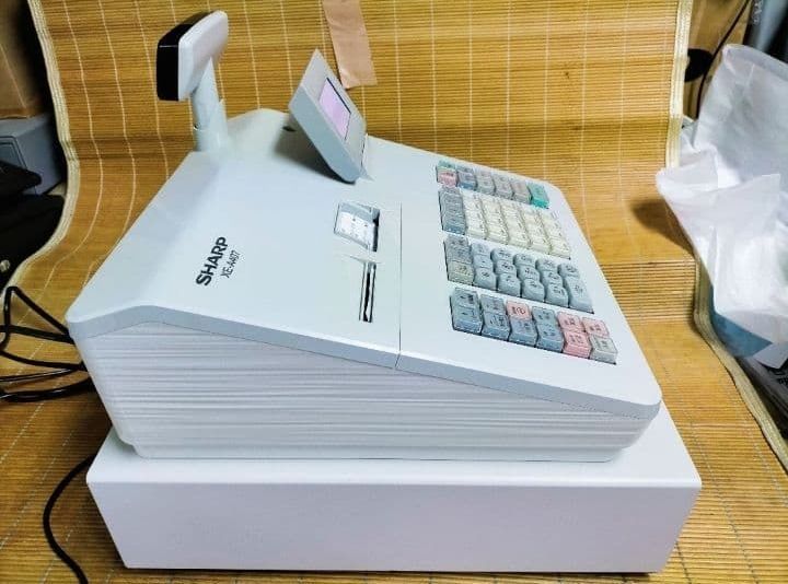 シャープレジスター XE-A407 PC連携売上管理 上位機種 444123 - メルカリ