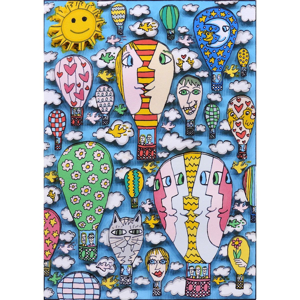 ジェームス・リジィ I WANT TO TAKE YOU HIGHER 風景画 作家直筆サイン