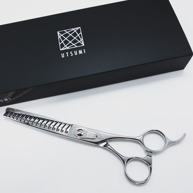 新品未使用【内海ウツミUTSUMI】BL675OF トリミングシザー 右利き