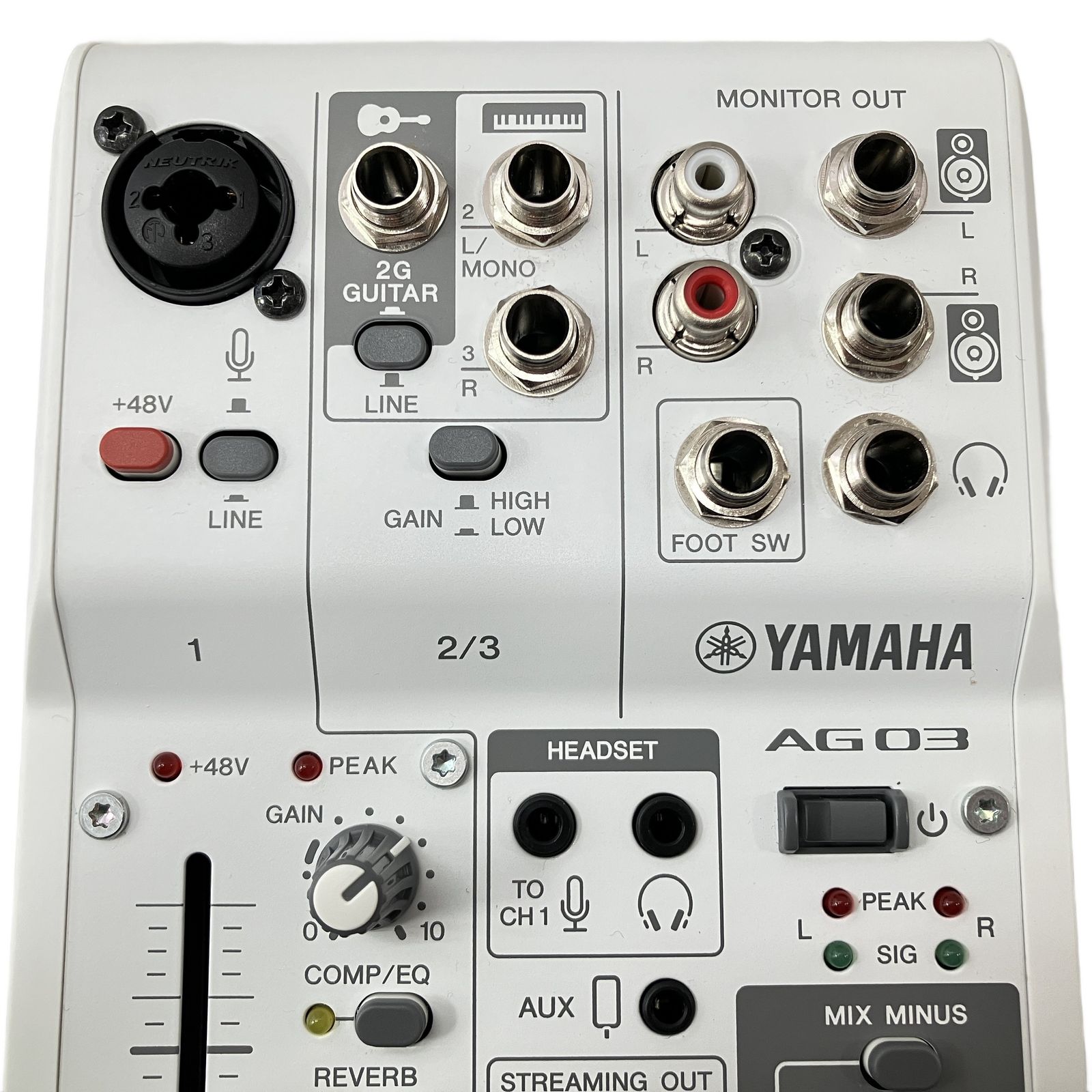 YAMAHA AG03 MK2 ライブ ストリーミング ミキサー 2024年製 ヤマハ