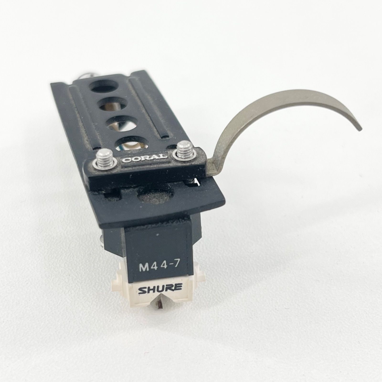 SHURE シュア M44-7 フォノカートリッジ ヘッドシェル付き DJ レコード