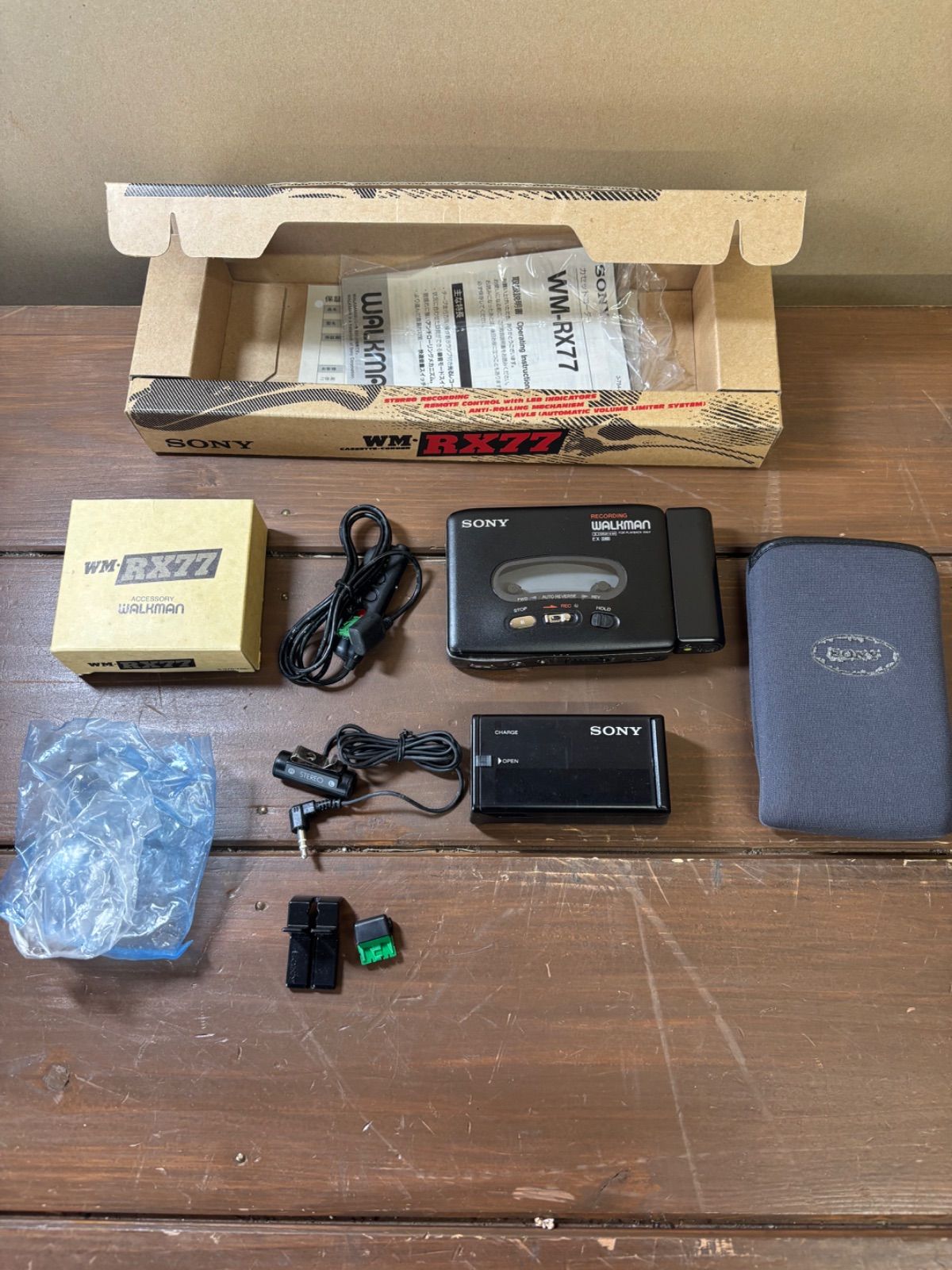 SONY WM-RX77 ウォークマン カセットプレイヤー 【ジャンク品】 - メルカリ