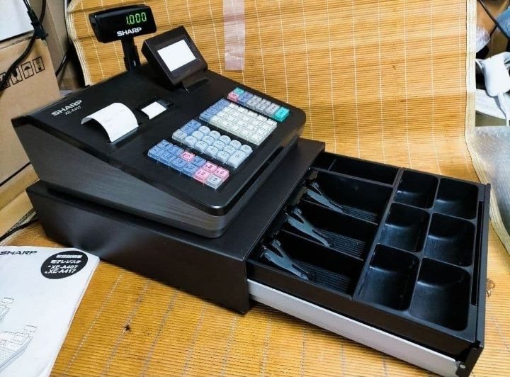 シャープレジスター XE-A407 PC連携売上管理 上位機種 444777 - メルカリ