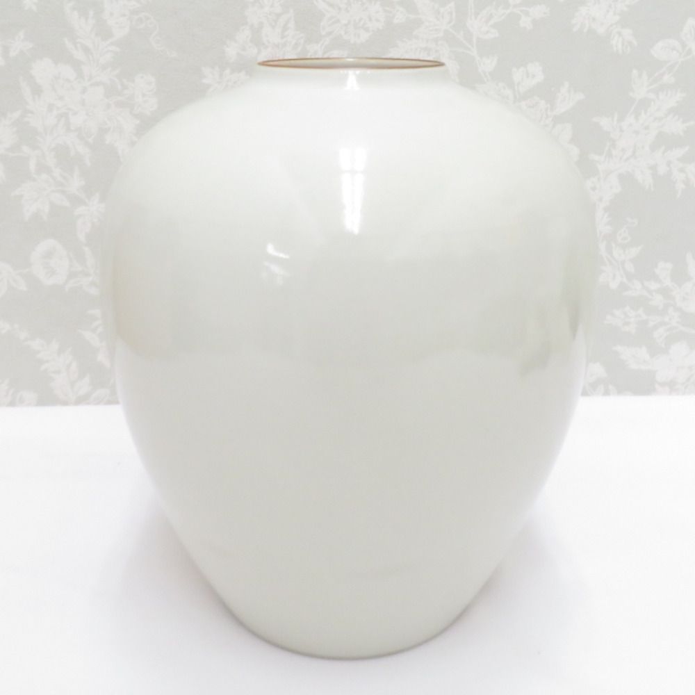 九谷焼 骨董・民芸品 インテリア 山田義明 龍山 龍山窯 花生 花器 花瓶