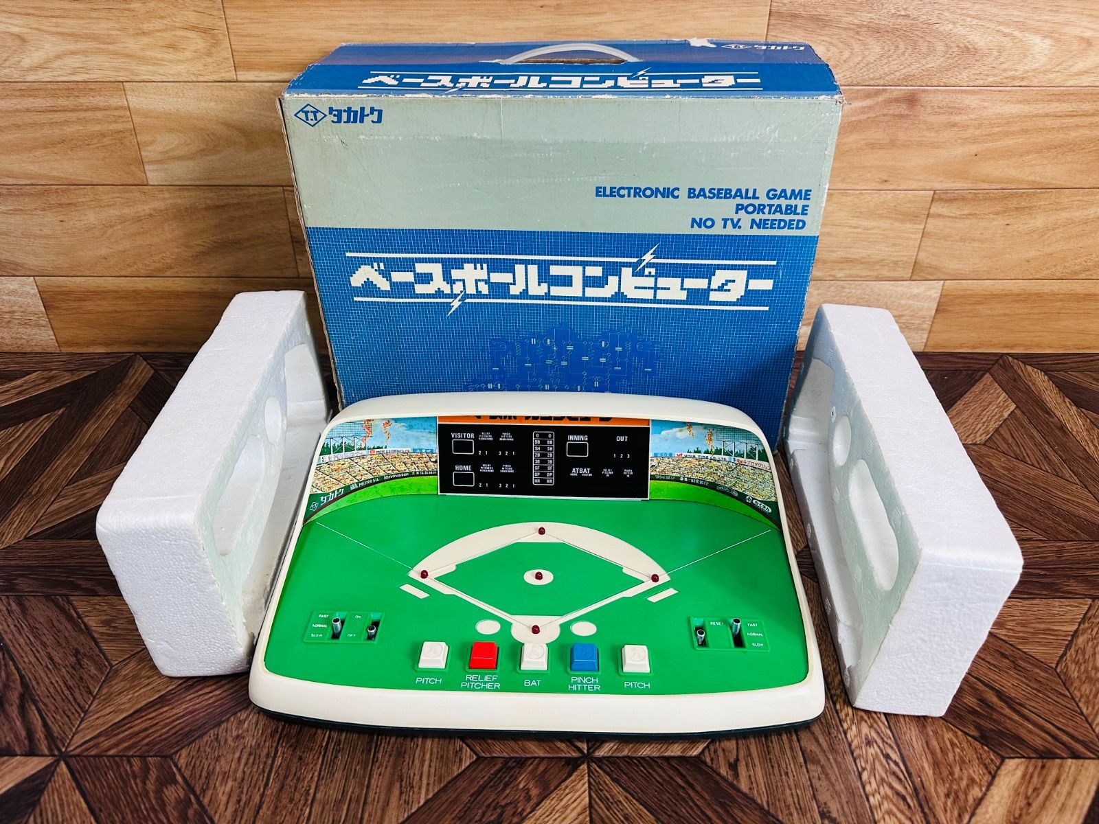 レトロ 玩具 タカトク ベースボールコンピューター 当時物 ジャンク品