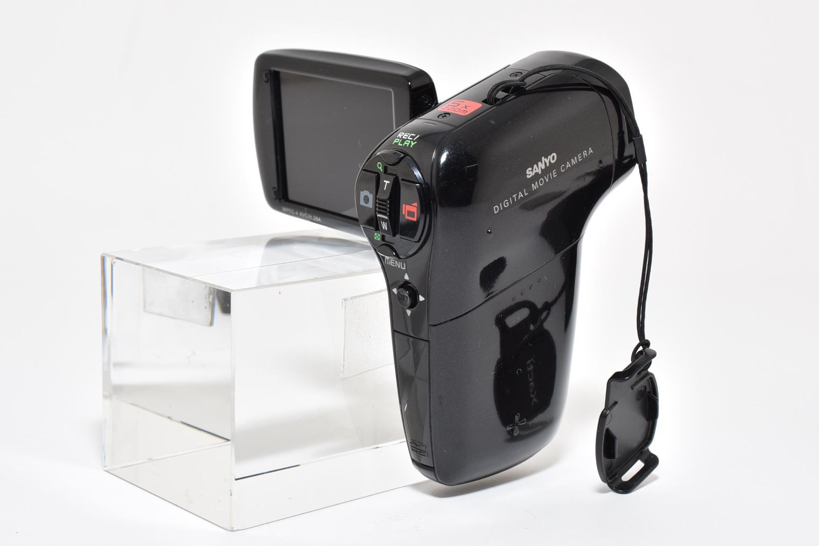 ☆実用美品☆サンヨー SANYO Xacti DMX-CG9 ブラック ビデオカメラ