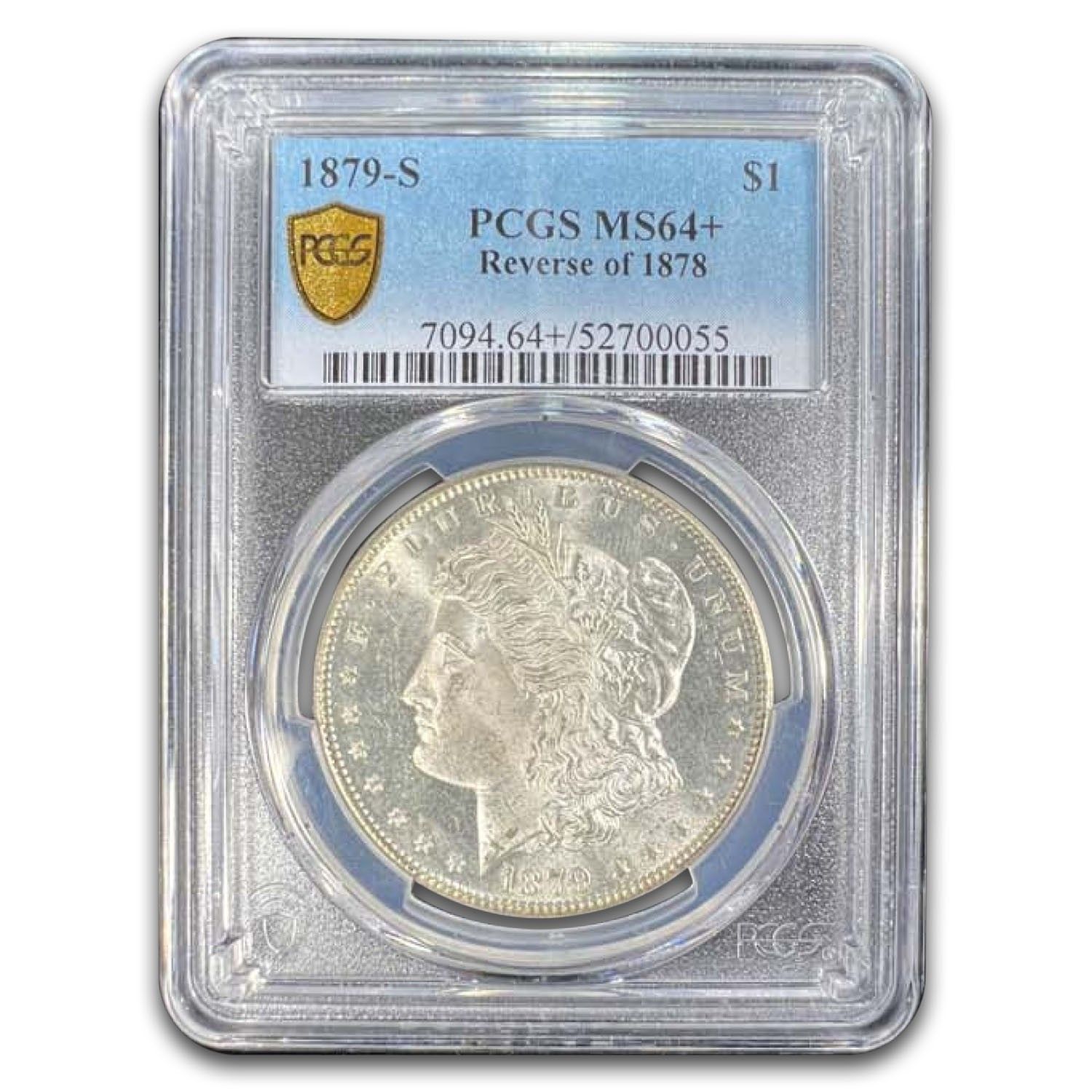 1879-S モルガン・ダラー Rev. 78 MS-64+ PCGS - メルカリ
