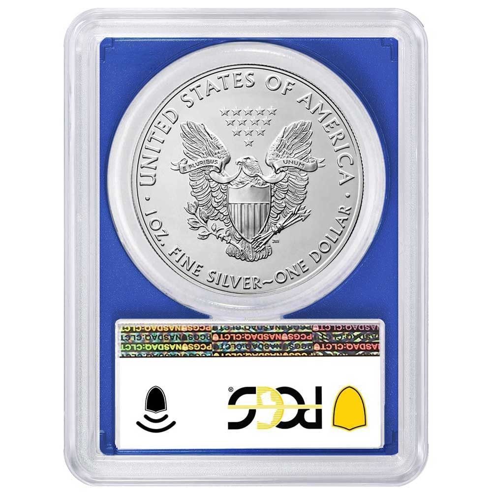 2021年 (W) 1ドル タイプ1 アメリカン シルバー イーグル PCGS MS70