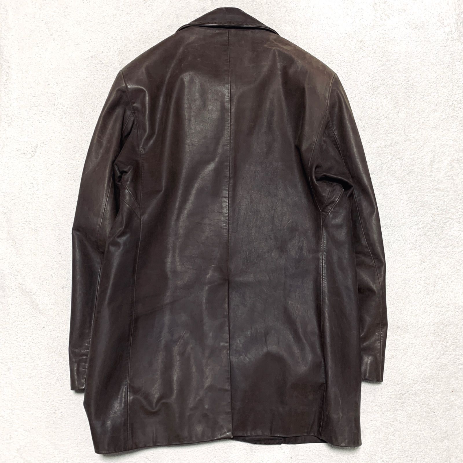 KATHARINE HAMNETT LONDON レザーコート トレンチコート バルマカーン