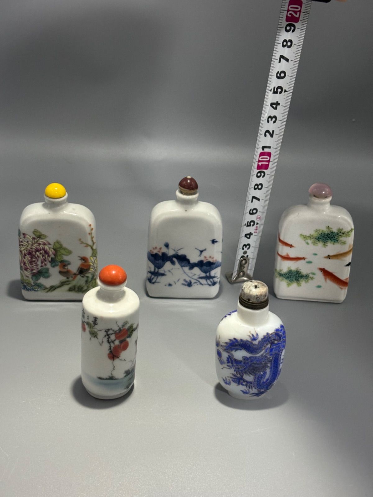 中国古美術 骨董品 香水瓶 鼻煙壺 5個セット - メルカリ