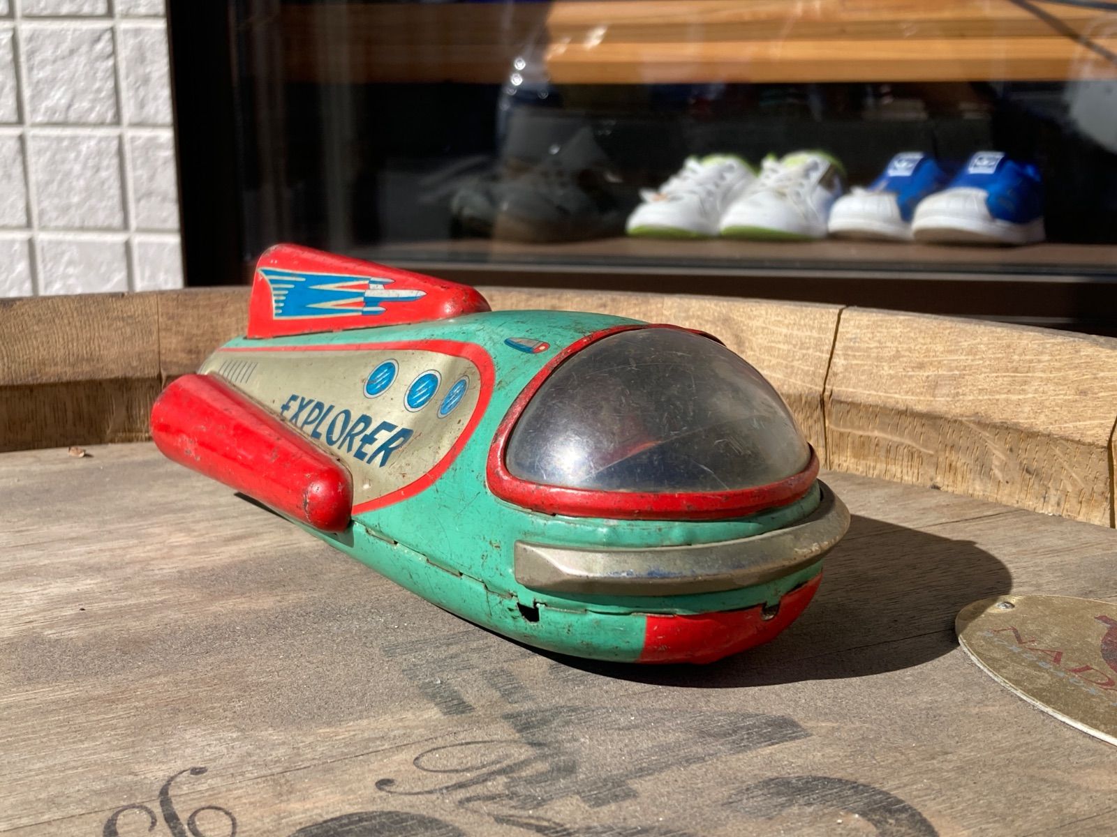 MP081) 増田屋 宇宙船 EXPLORER 前輪欠品 増田屋斉藤貿易 昭和レトロ