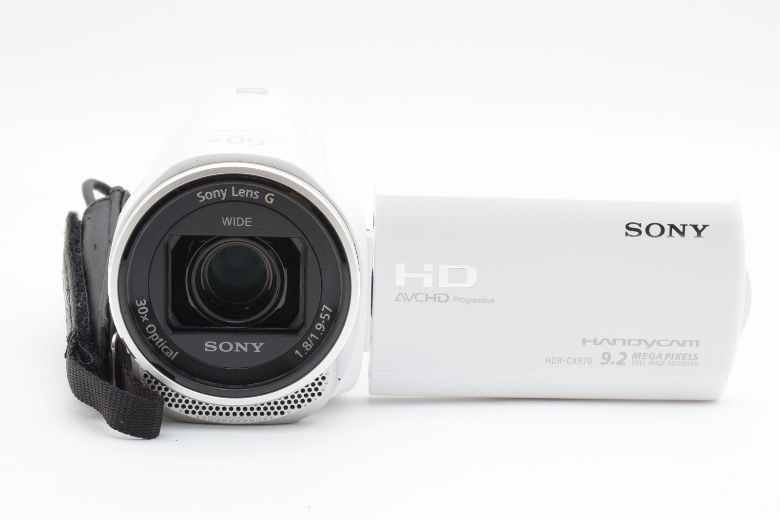 SONY ソニー HDR-CX670 ホワイト 元箱 /2689 動作OK 返金保証 - メルカリ