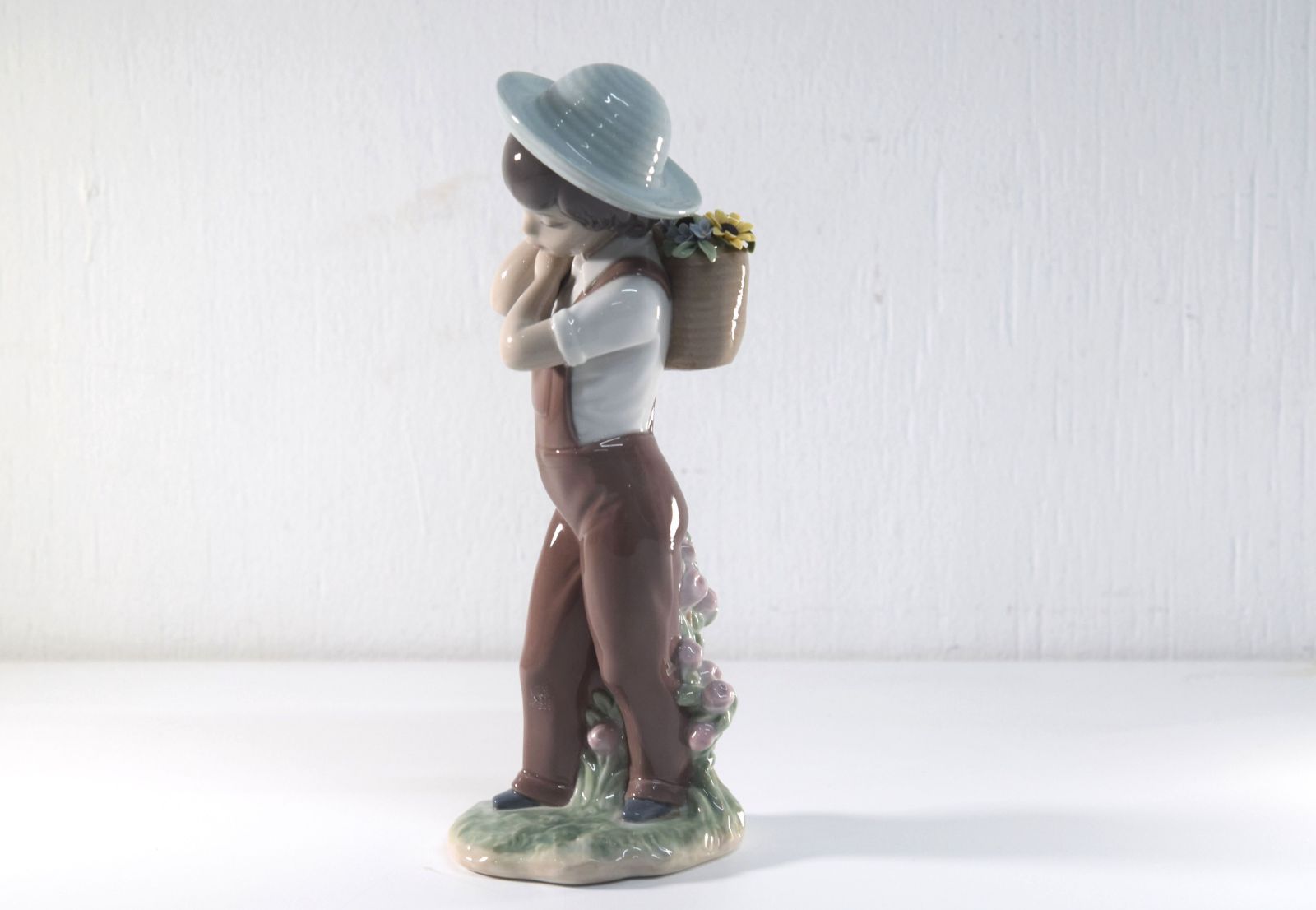 LLADRO リヤドロ フィギュリン 「花かごの少年」 創業604周年記念作品