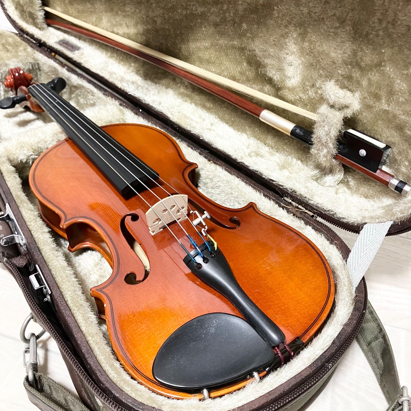 中古良音】SUZUKI NO200 1/8 anno2006 バイオリン SUZUKI純正弓&ハード
