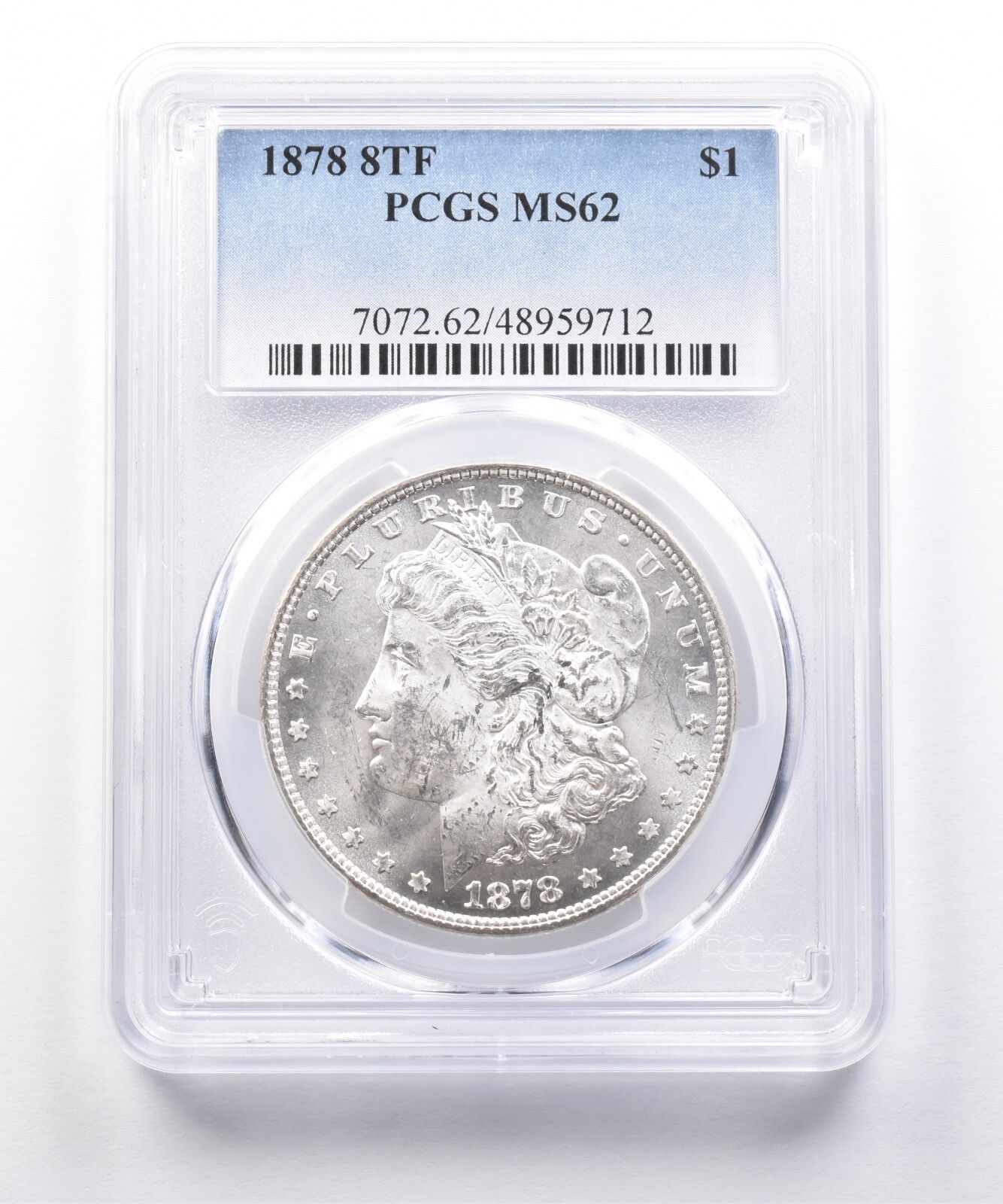 1878年 8TF モルガン銀貨 MS62 PCGS *7441 - メルカリ