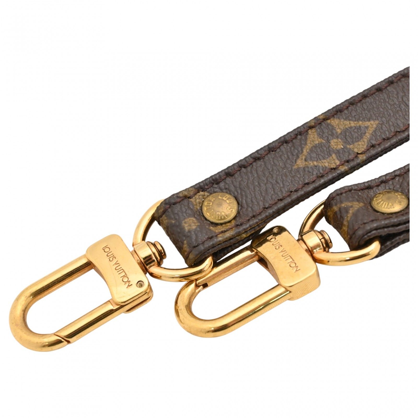 ルイヴィトン モノグラム ショルダーストラップ ゴールド金具 Bランク