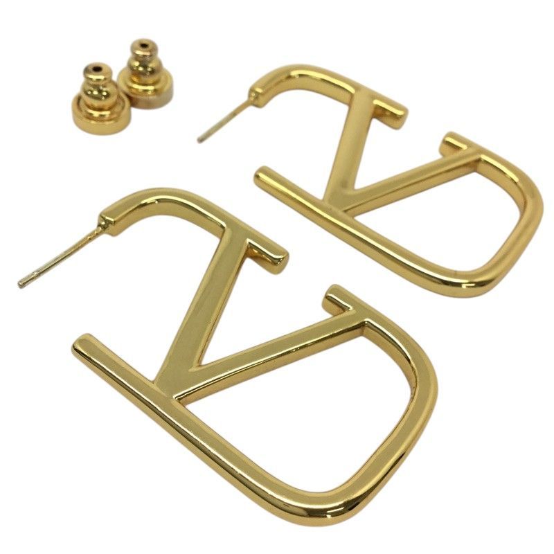 VALENTINO【ヴァレンティノ】Vロゴ シグネチャー メタルピアス