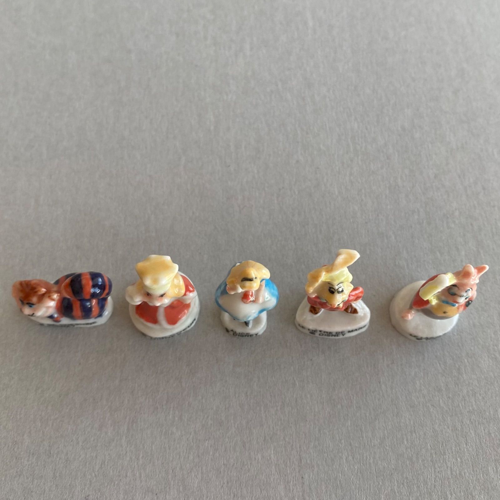 不思議の国のアリスのフェーブ 10点セット／フランス雑貨／陶器