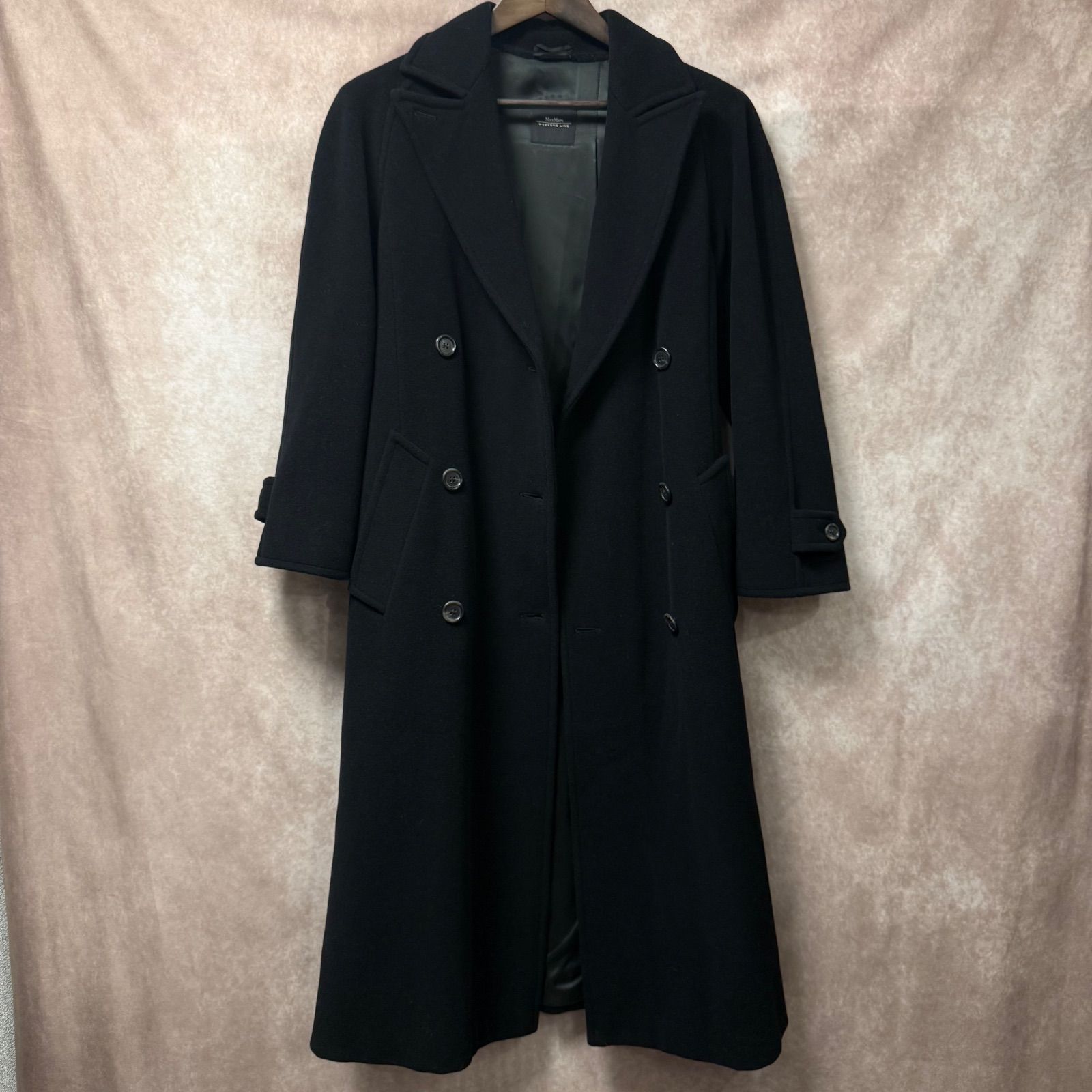 MaxMara WEEKEND マックスマーラ ウィークエンド 黒 ロングコート