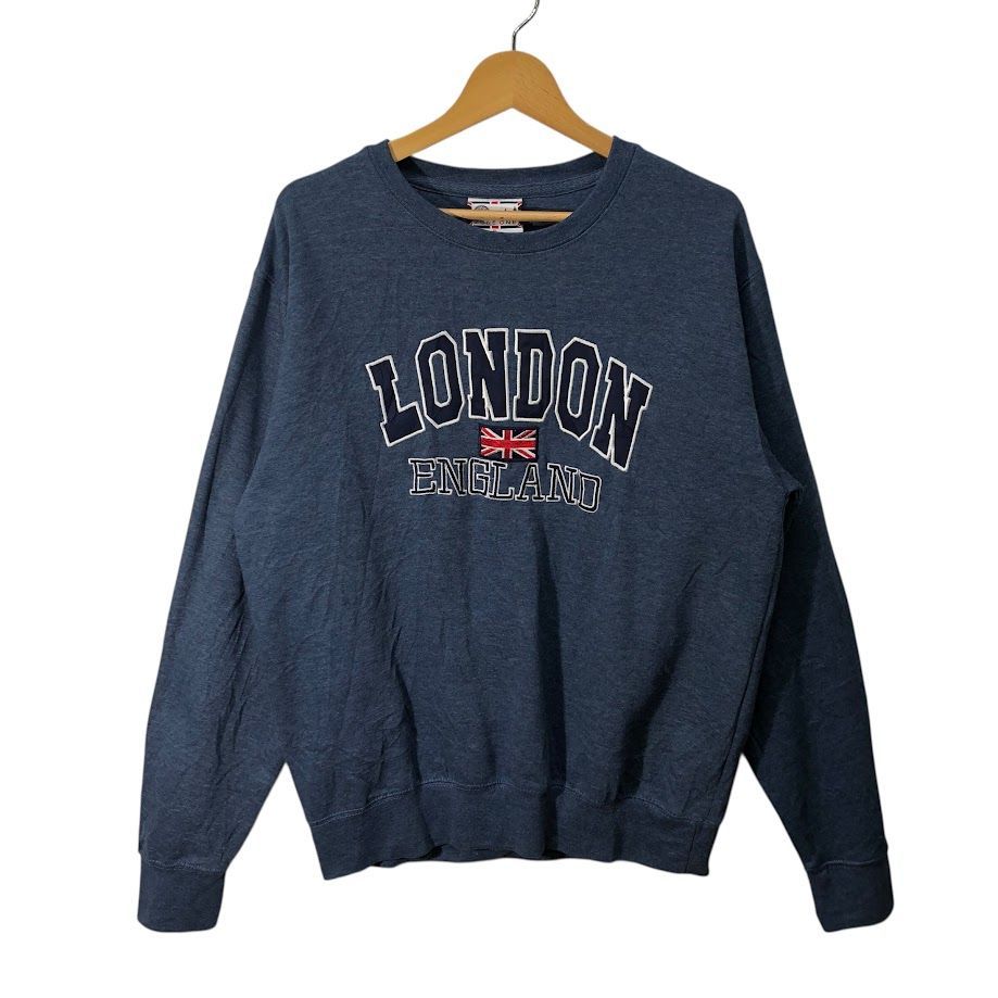 ZONE ONE スウェット トレーナー フロント刺繍 オーバーサイズ ビッグ