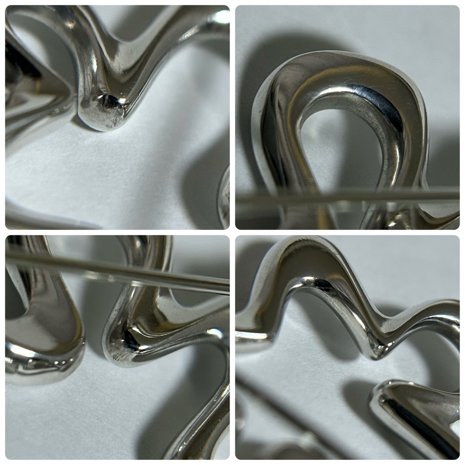 要状態確認】 ジョージジェンセン ブローチ 321 スプラッシュ Silver