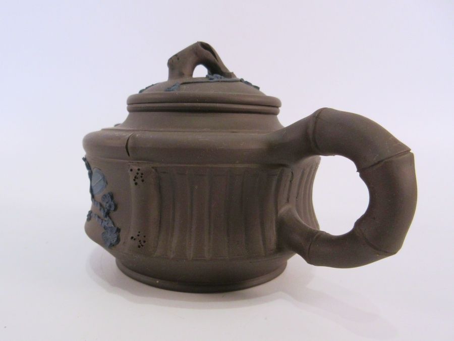 中国宜興 落款 在銘 紫泥 紫砂壺急須 茶壺 茶器 茶道具 時代物 中国