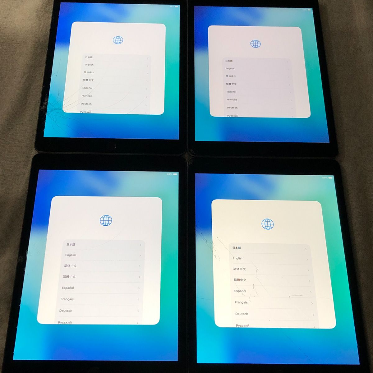 ◇ジャンク品・本体のみ◇【4点セット】Apple iPad 第9世代 Wi-Fi 64GB