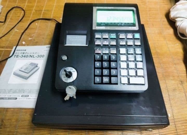 カシオレジスター TE-340/NL300 フル設定無料 066550 - メルカリ